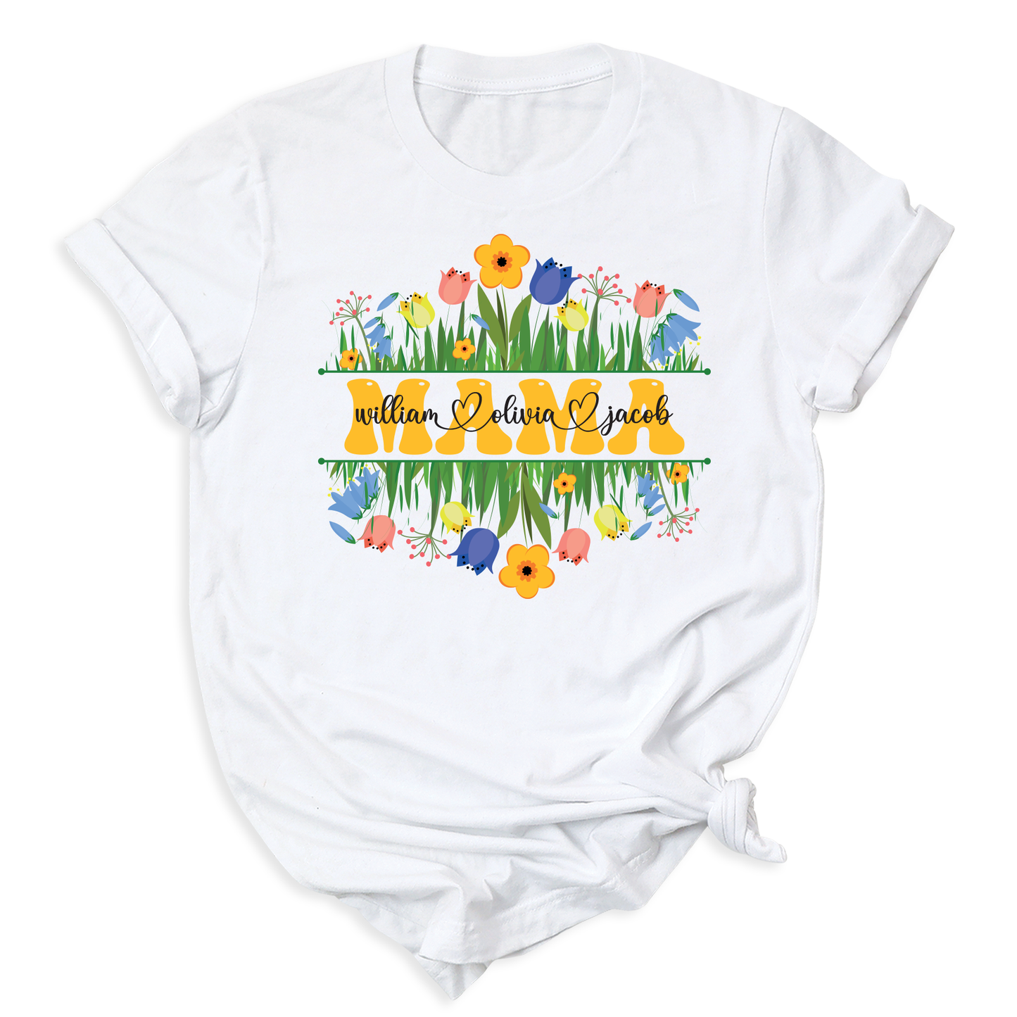 Mama Floral Custom T-Shirt