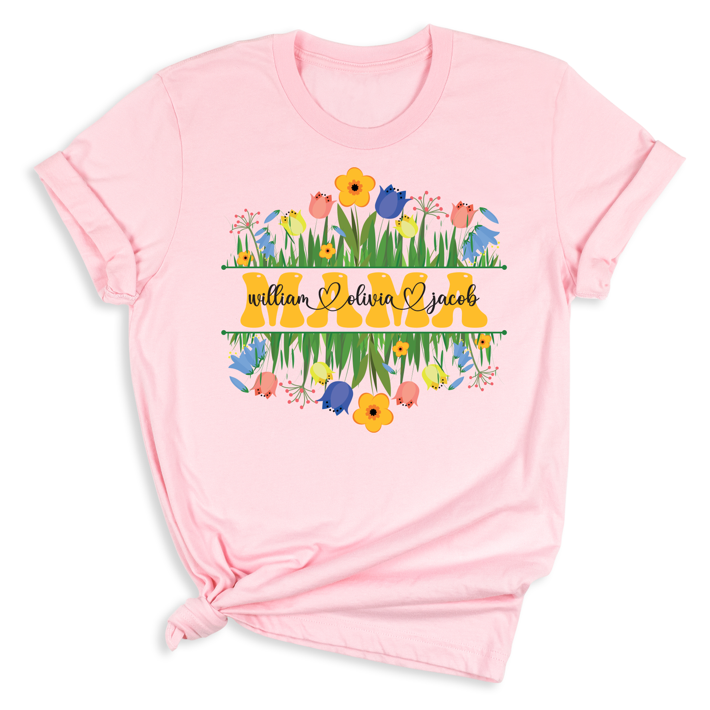 Mama Floral Custom T-Shirt