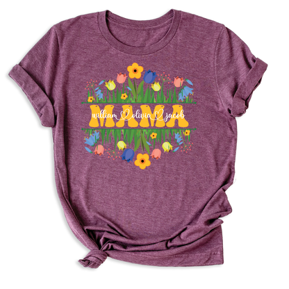 Mama Floral Custom T-Shirt