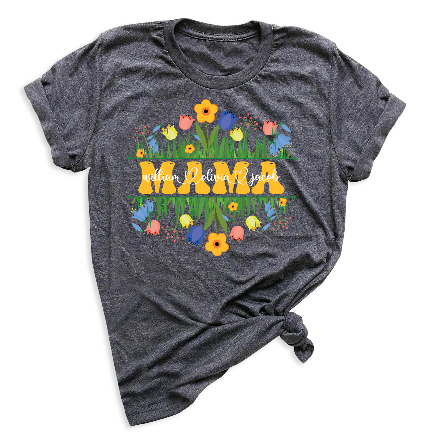 Mama Floral Custom T-Shirt
