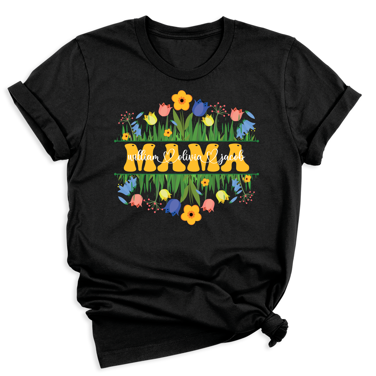 Mama Floral Custom T-Shirt