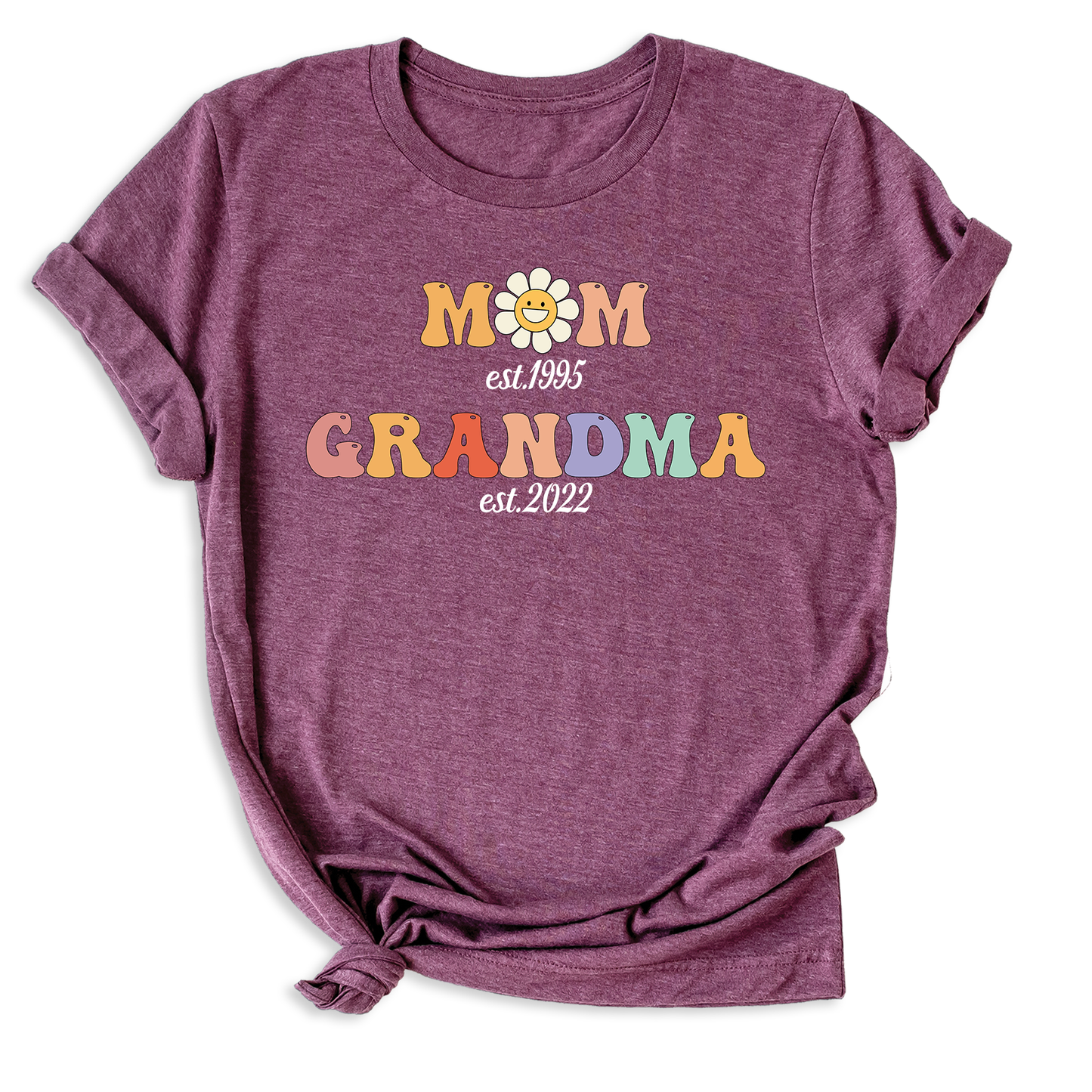 Daisy Mom Grandma Est Since T-Shirt