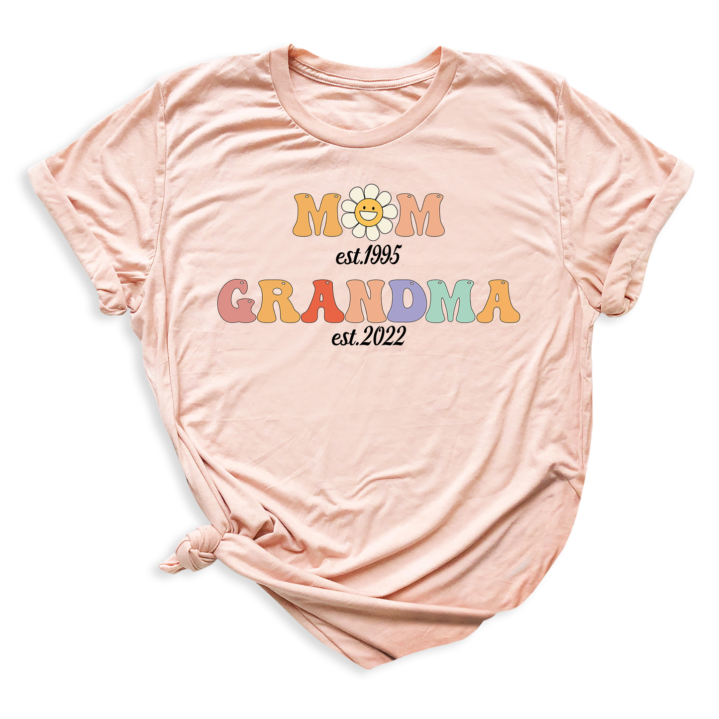 Daisy Mom Grandma Est Since T-Shirt