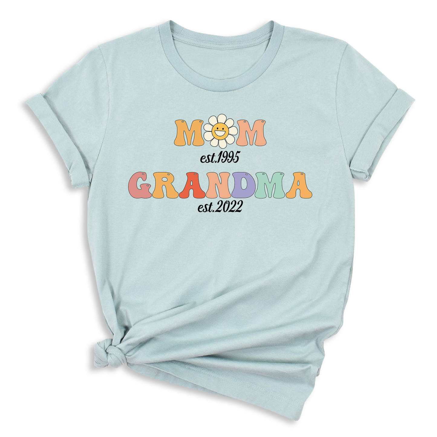 Daisy Mom Grandma Est Since T-Shirt