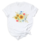 Botanical Sunflower Shirt – Summer & Fall Flower Tee