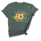 Botanical Sunflower Shirt – Summer & Fall Flower Tee