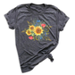 Botanical Sunflower Shirt – Summer & Fall Flower Tee