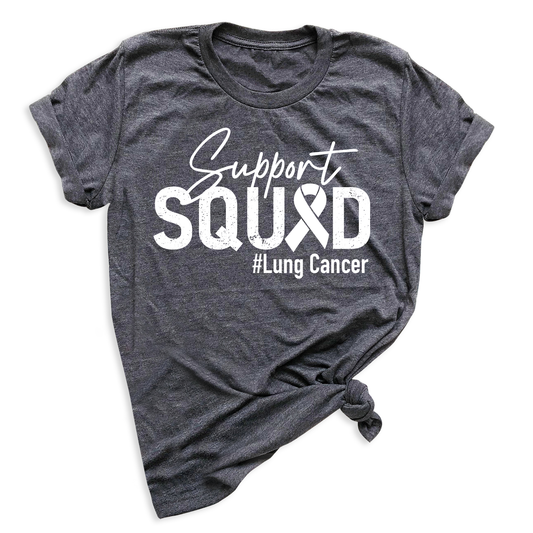 Support Squad Lung Cancer Shirts