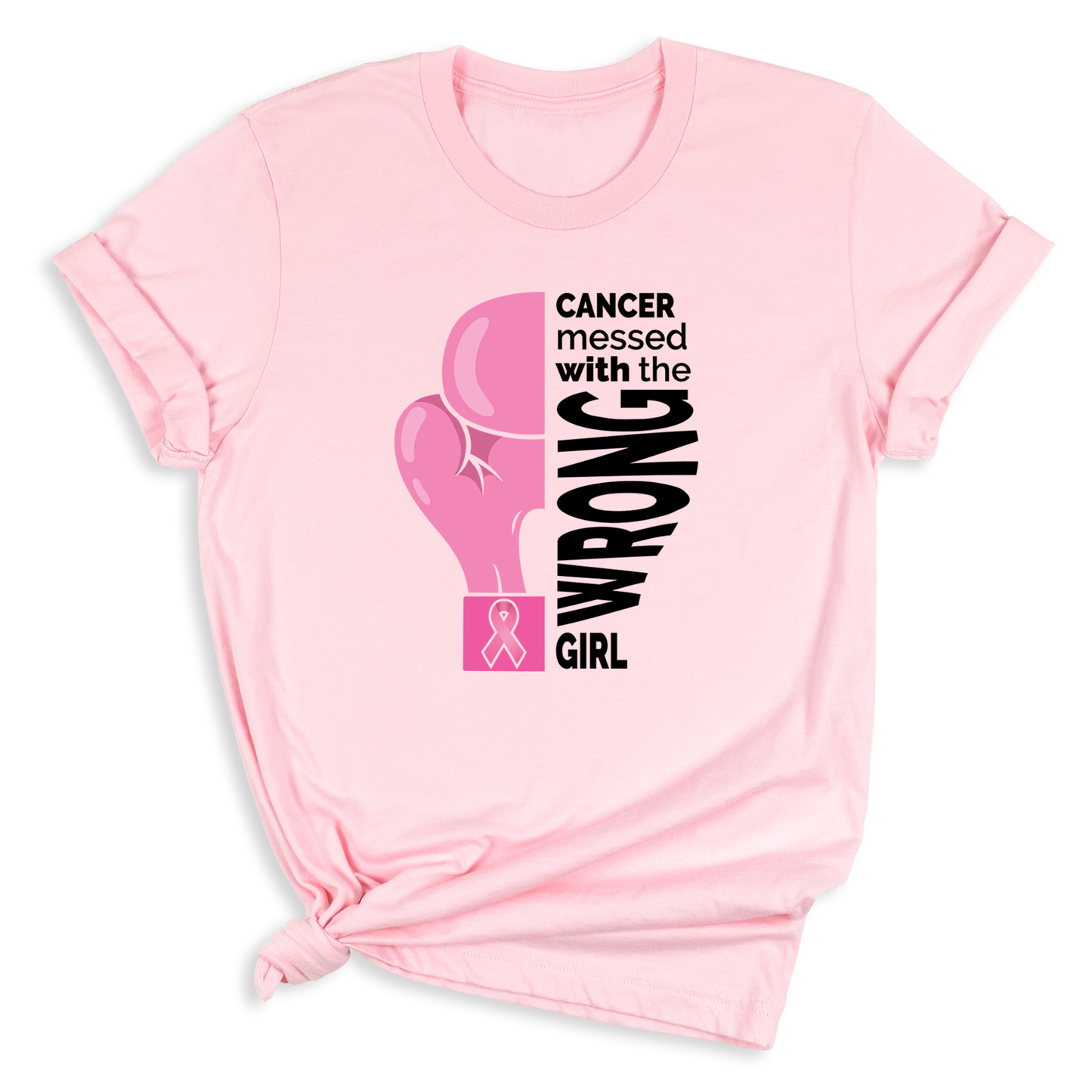 Cancer Messed With The Wrong Girl Shirt