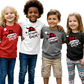 Cousin Crew Christmas Shirts Matching Kids Plaid Santa Hat Tees – Family Holiday Photo Outfit