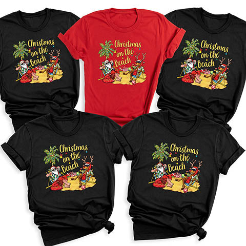 Christmas On The Beach T-Shirt