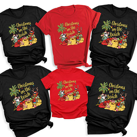 Christmas On The Beach T-Shirt