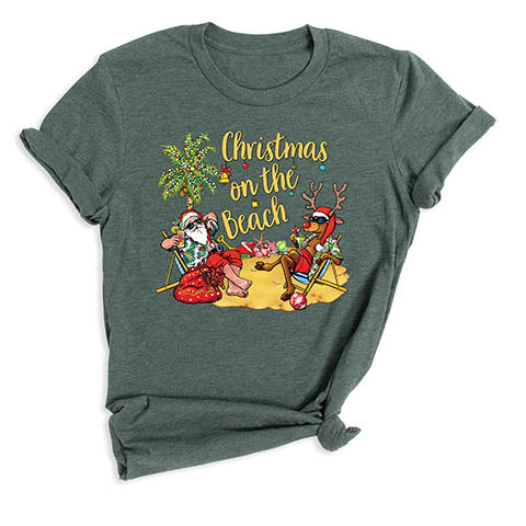 Christmas On The Beach T-Shirt