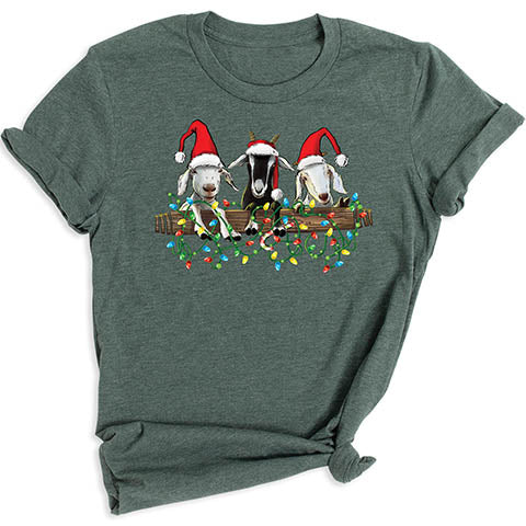 Military Green Funny Chirstmas Tee