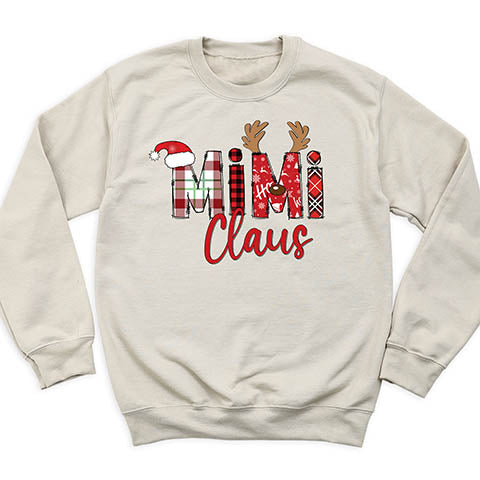 long sleeve claus family tees