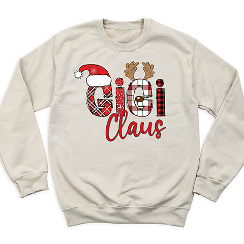 long sleeve family claus tees