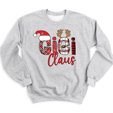 long sleeve christmas claus tees