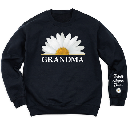 Personalized Grandma Shirt with Grandkid's Name
