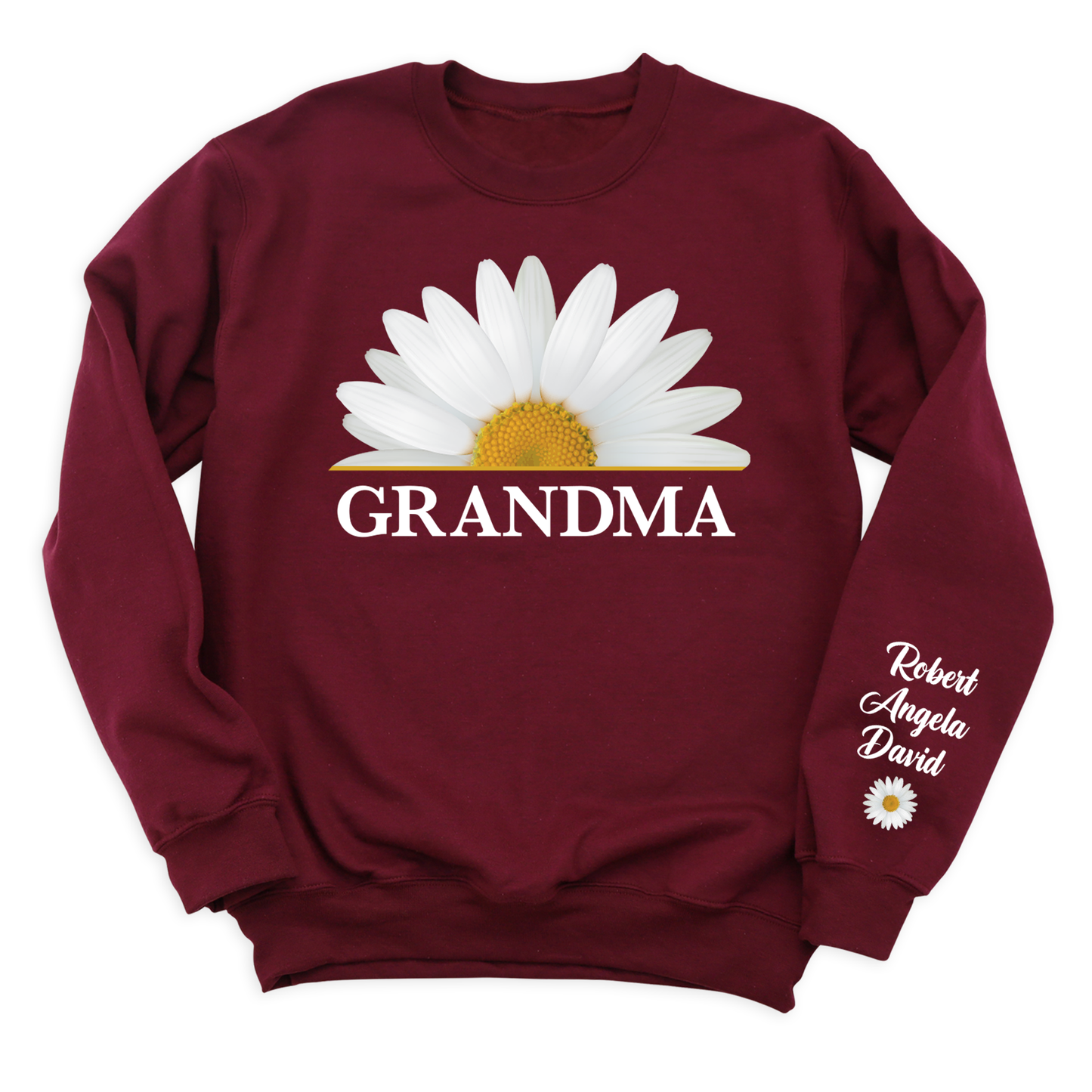 Personalized Grandma Shirt with Grandkid's Name