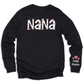 Custom Nana  Sweatshirt with Kid's Name on Sleeve