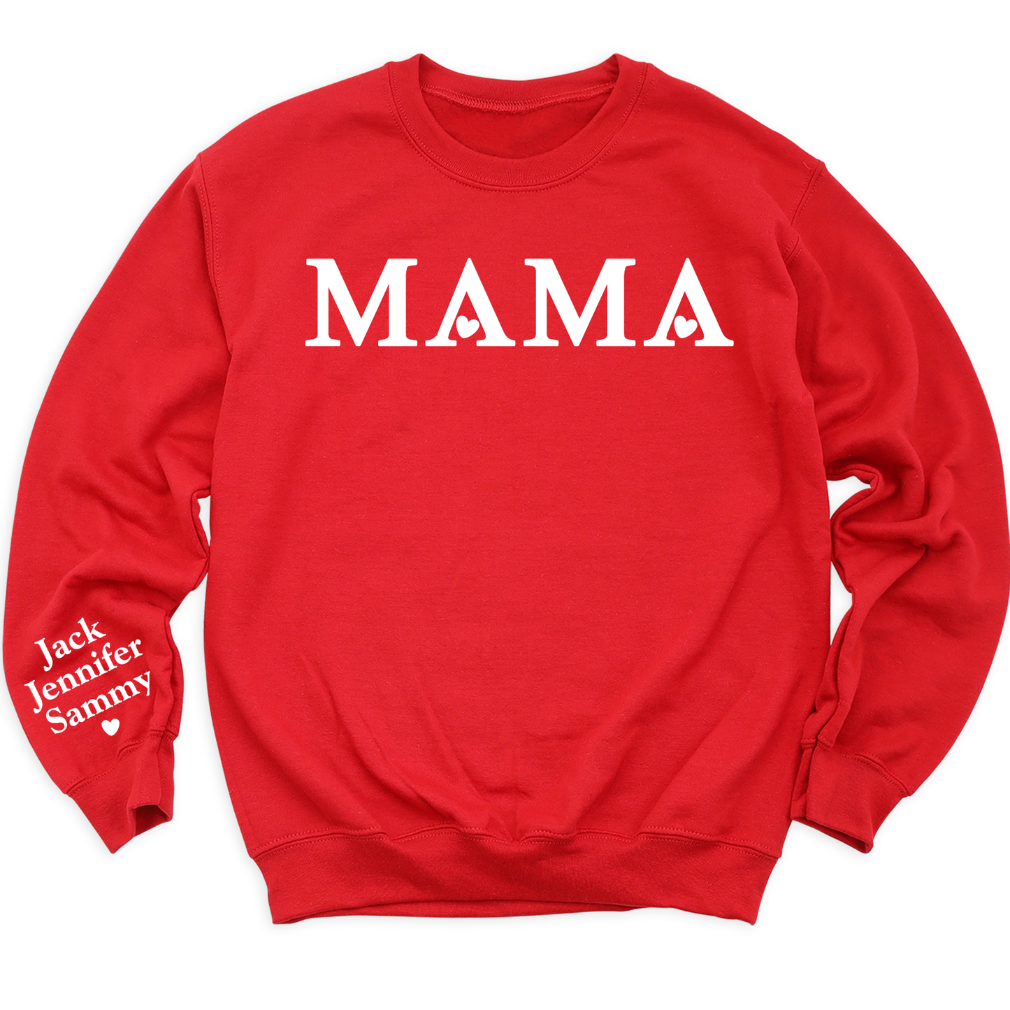 Mama Sweatshirt with Kid's Name