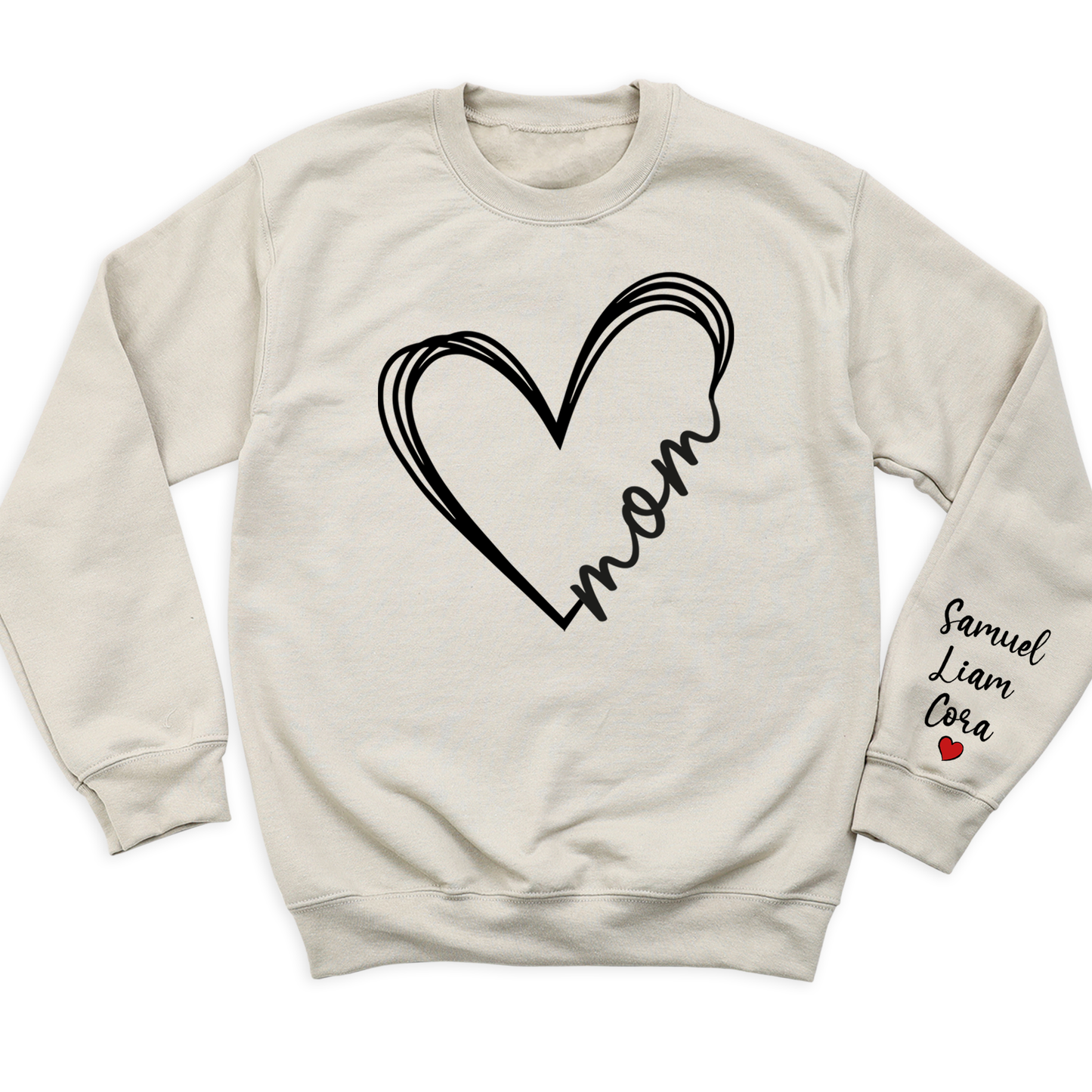 Love Mimi Heart Shirt with Kid's Name