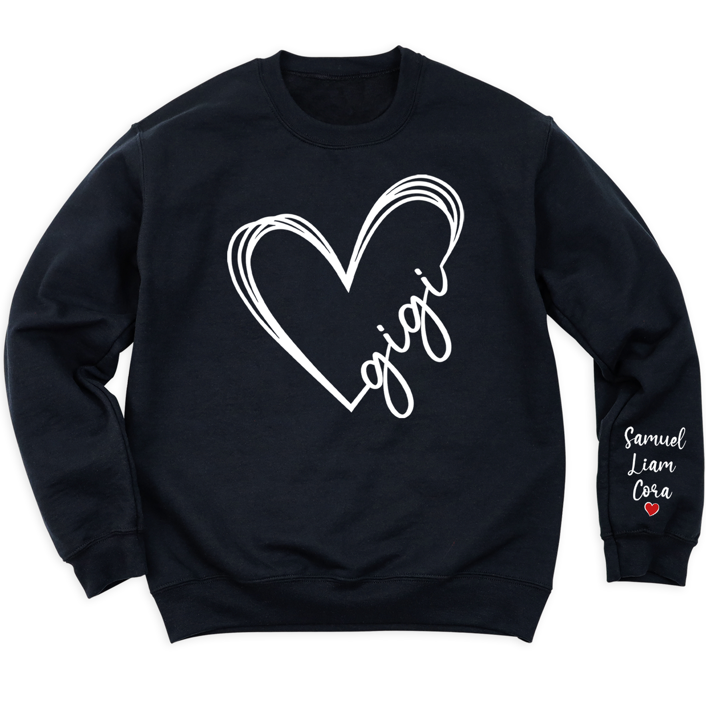 Love Gigi  Heart Shirt with Kid's Name