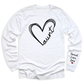 Love Aunt Heart Shirt with Kid's Name