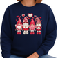 Valentine Gnome Sweatshirt Red Heart Love Cute Gnomes Sweater