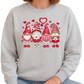Valentine Gnome Sweatshirt Red Heart Love Cute Gnomes Sweater
