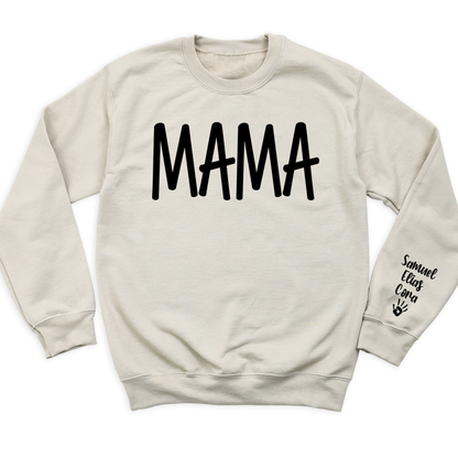 Mama Shirt with Kid's Name