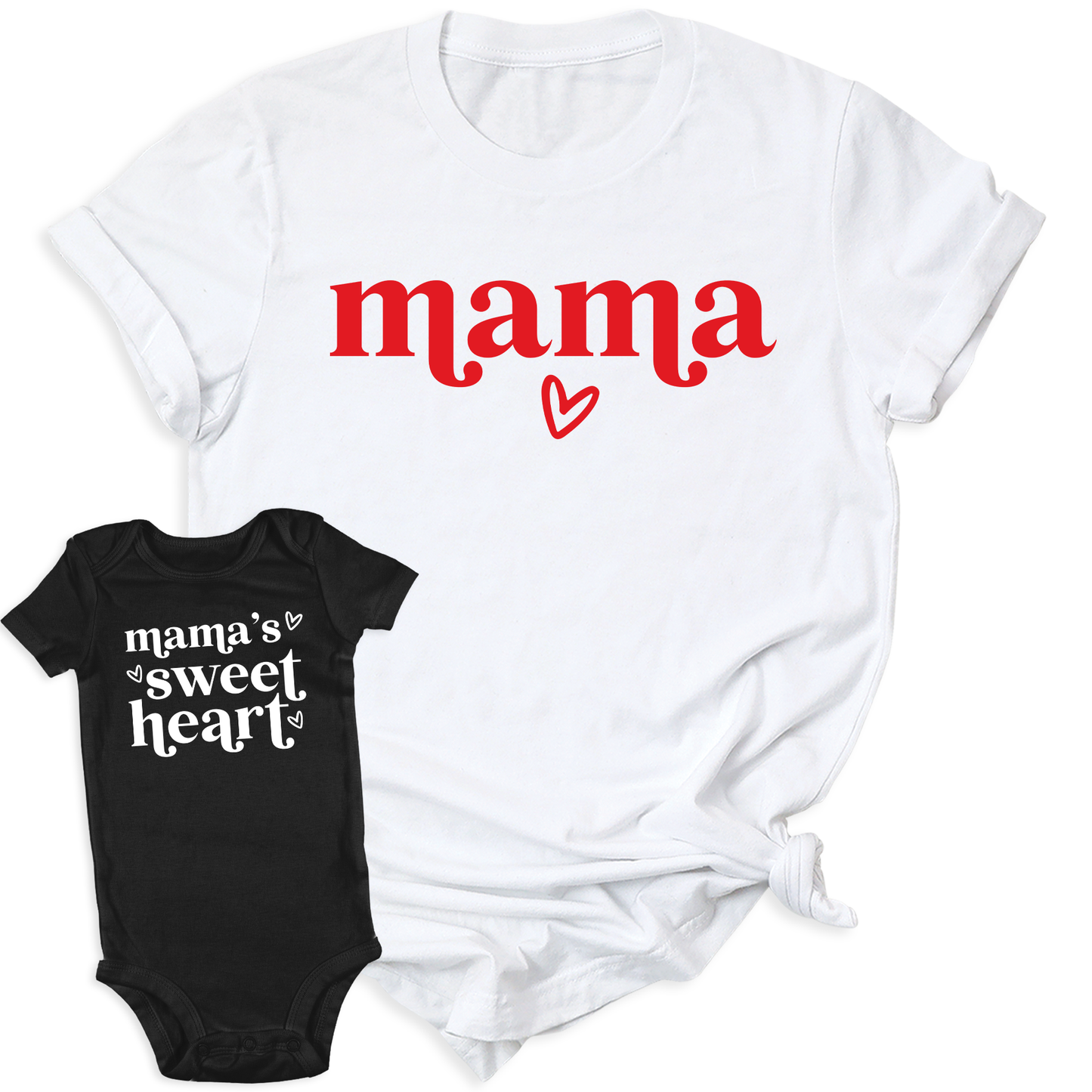 Mama's Sweetheart Matching T-Shirt