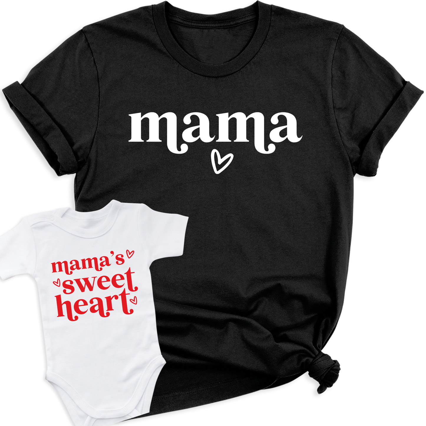 Mama's Sweetheart Matching T-Shirt