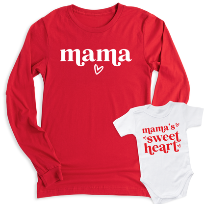 Mama's Sweetheart Matching T-Shirt