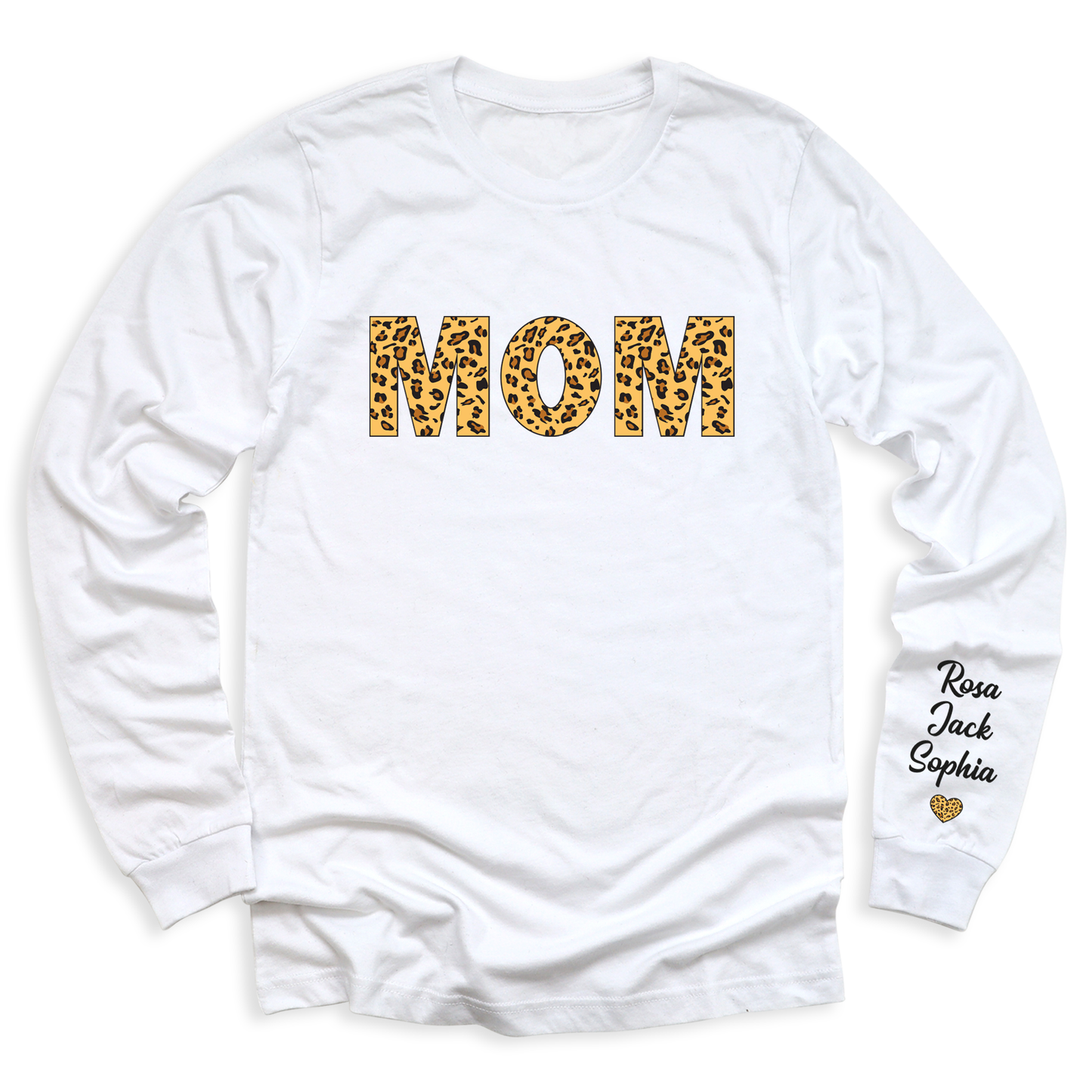 Personalized Mom Shirt with Kid's Names