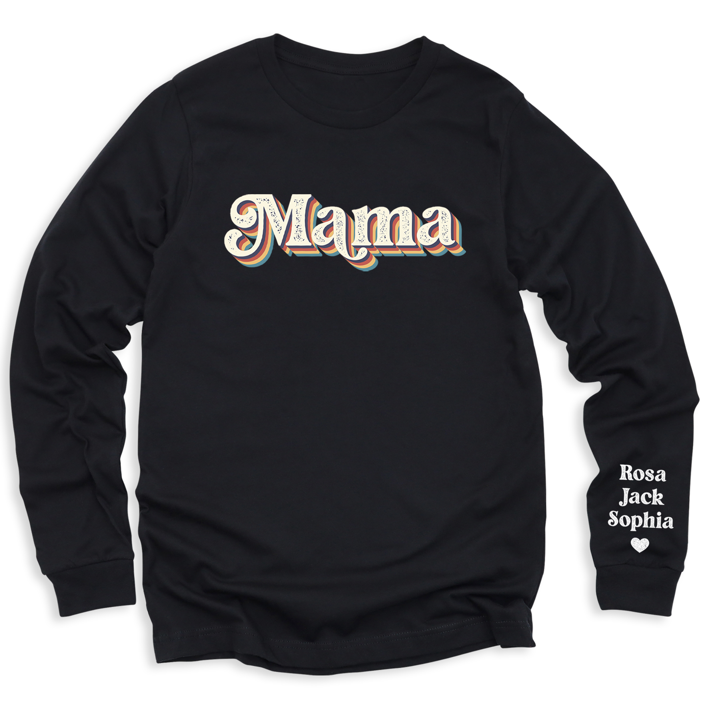 Personalized Mama Shirt with Kid's Names