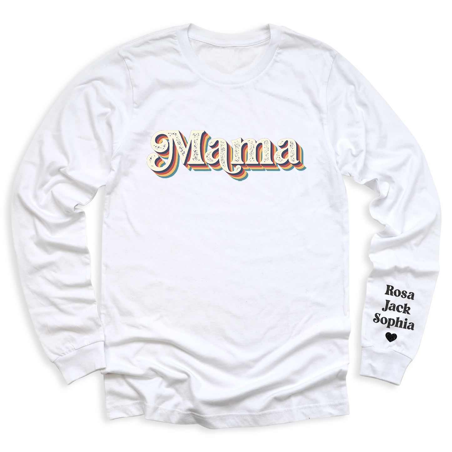 Personalized Mama Shirt with Kid's Names