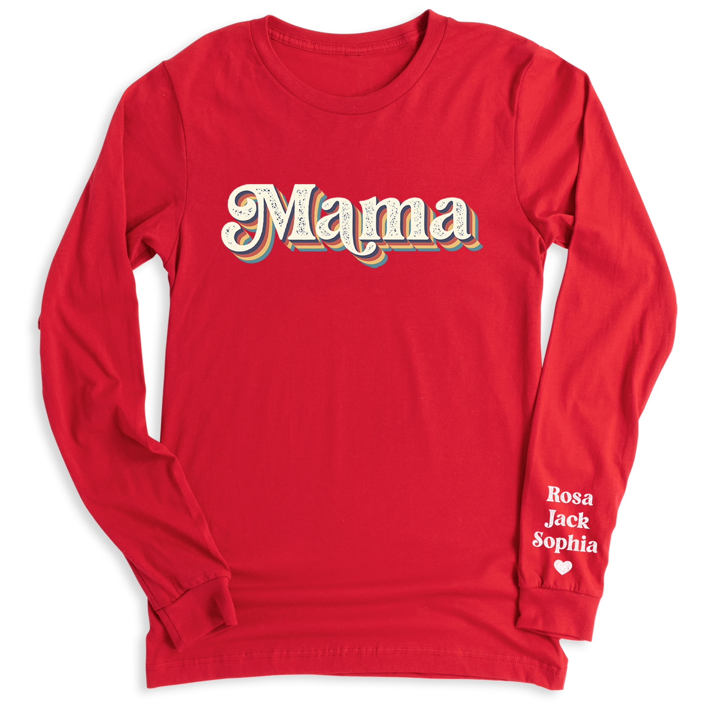 Personalized Mama Shirt with Kid's Names