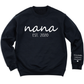Custom Nana Est  Shirt with Kid's Names