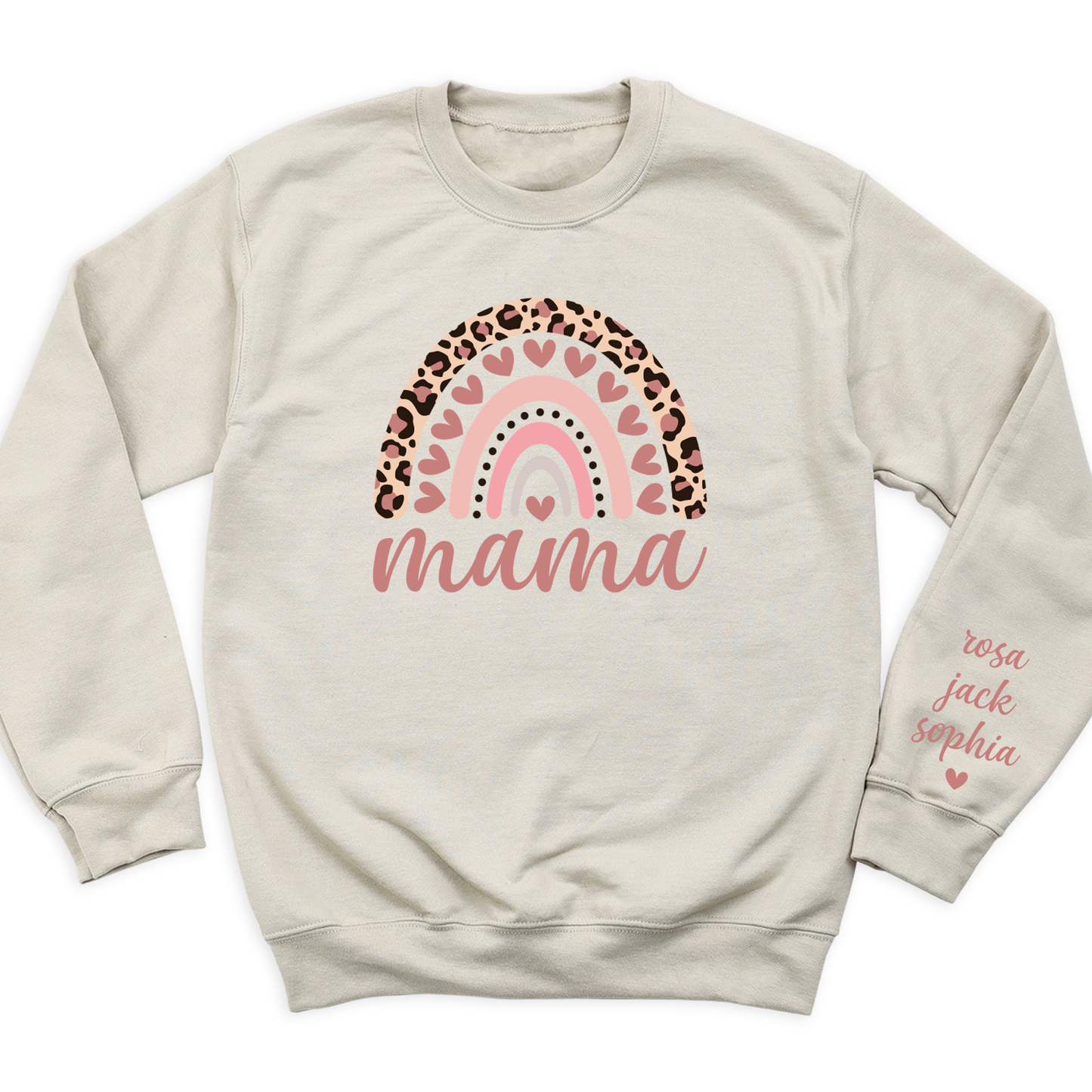 Mama Trendy with Kid's Names Shirt