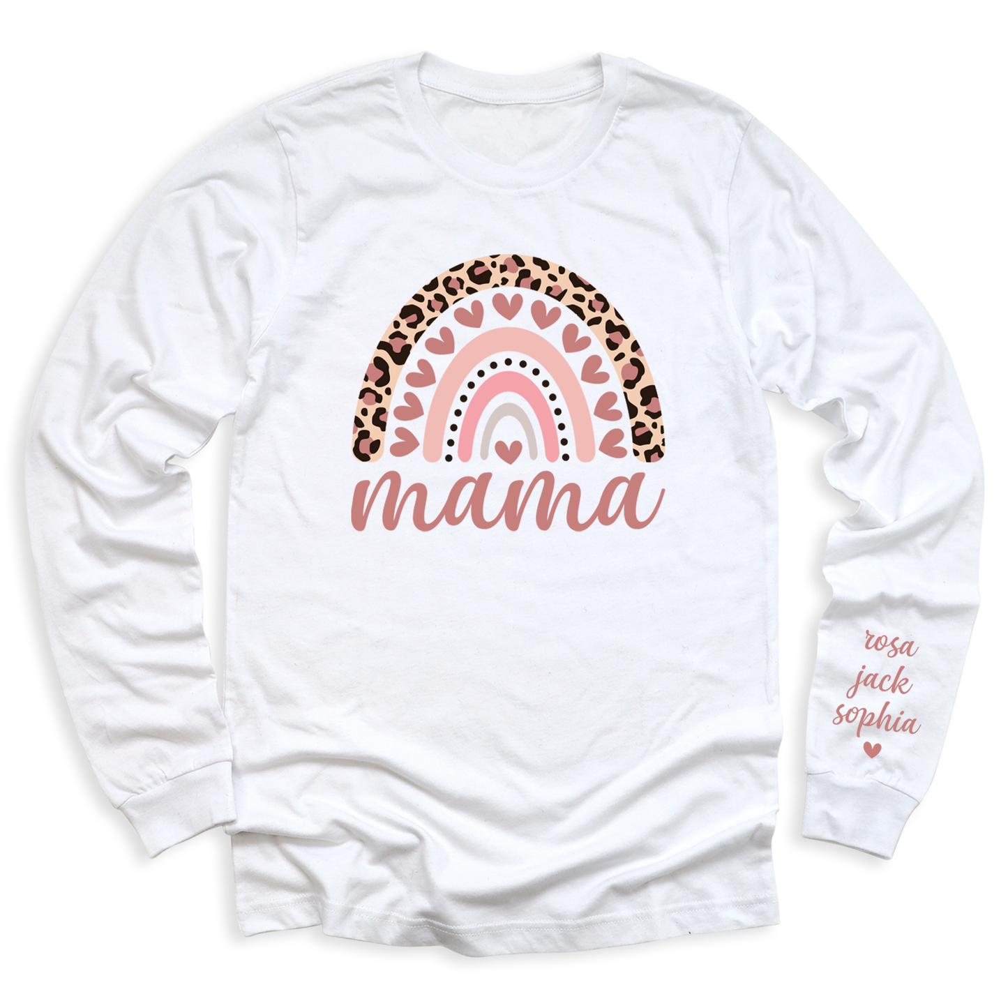 Mama Trendy with Kid's Names Shirt