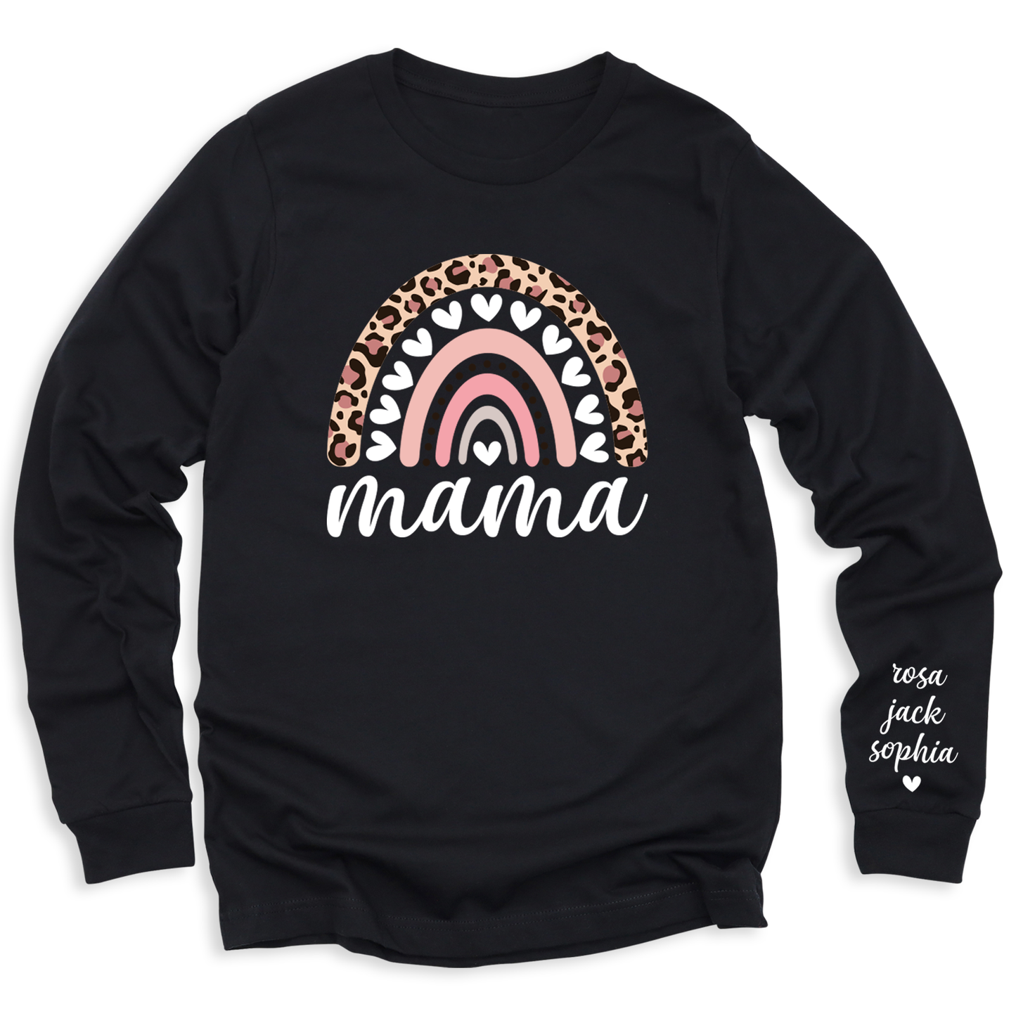 Mama Trendy with Kid's Names Shirt