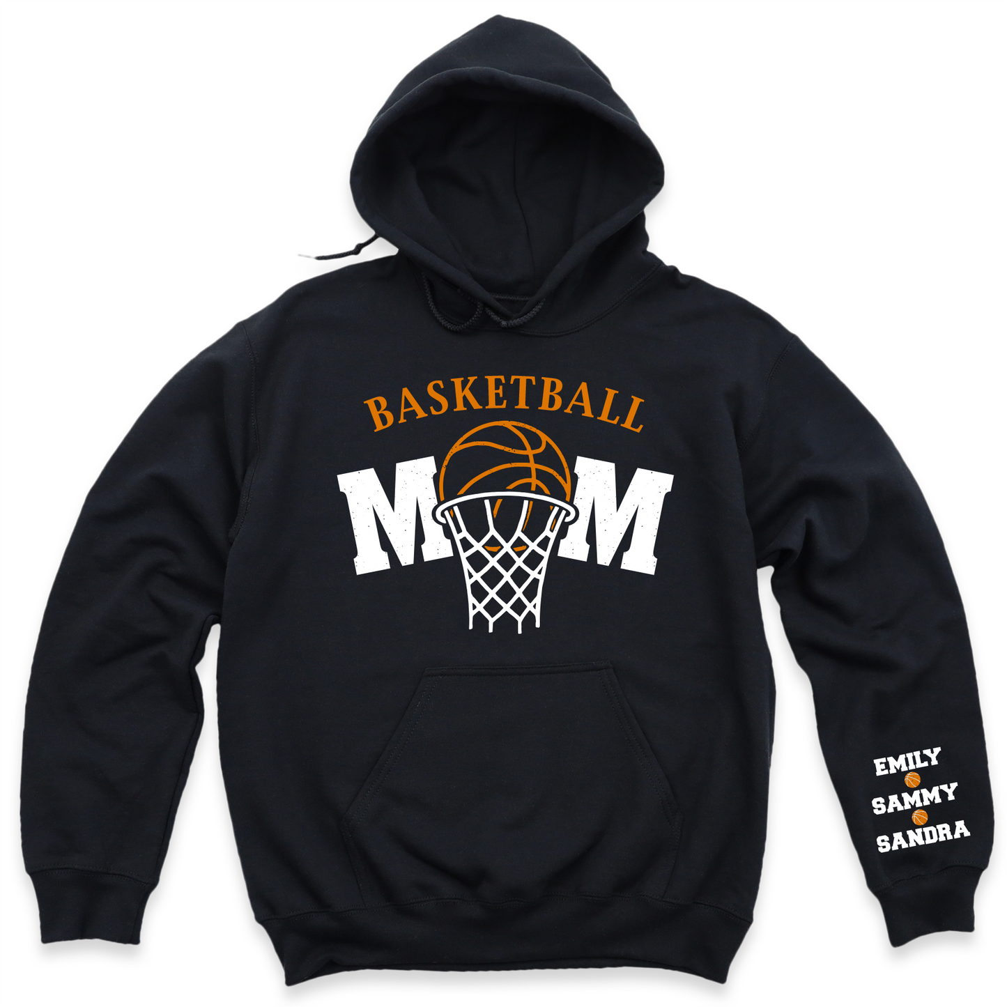 Basketball Mom T-Shirt with Kid's Names
