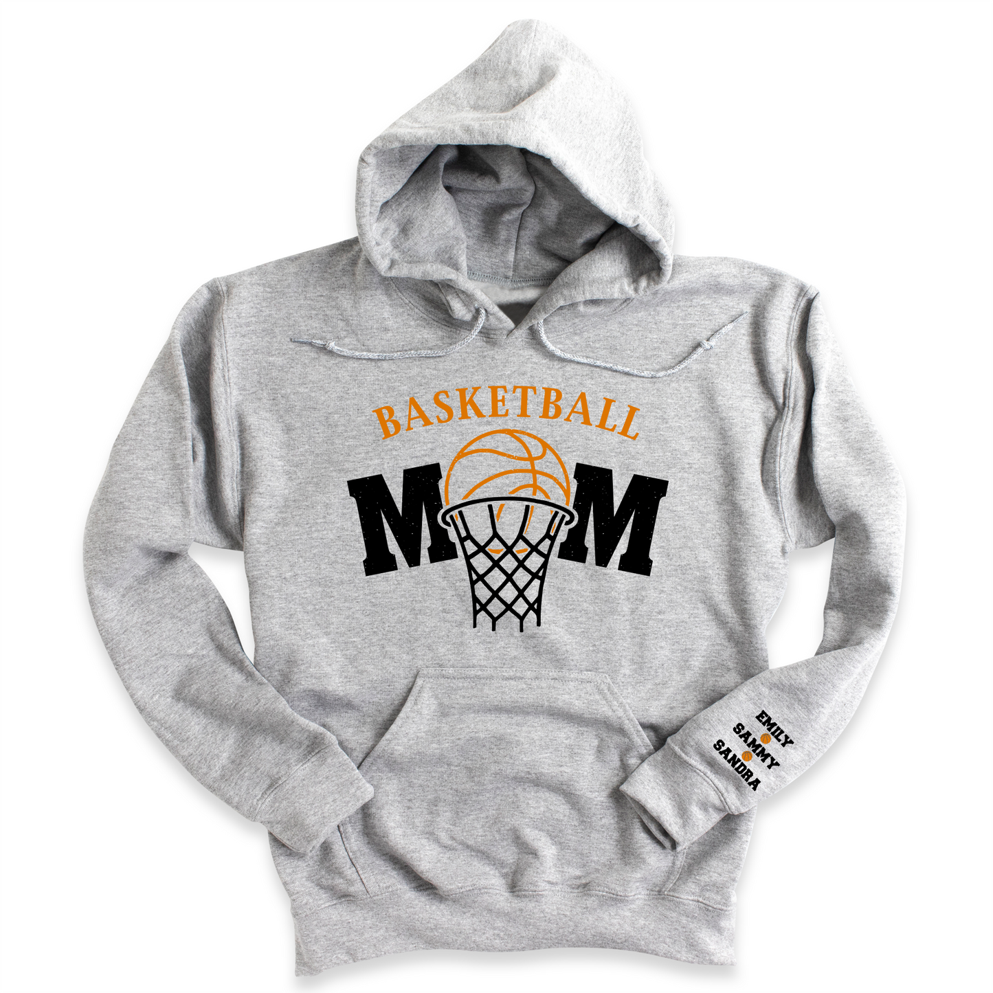 Basketball Mom T-Shirt with Kid's Names