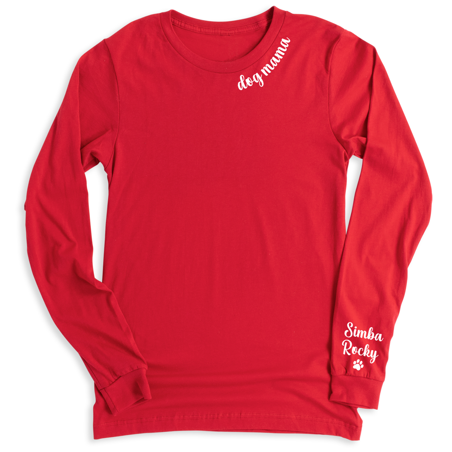Dog Mama Shirts | Please Specify CUSTOM TEXT on the arm