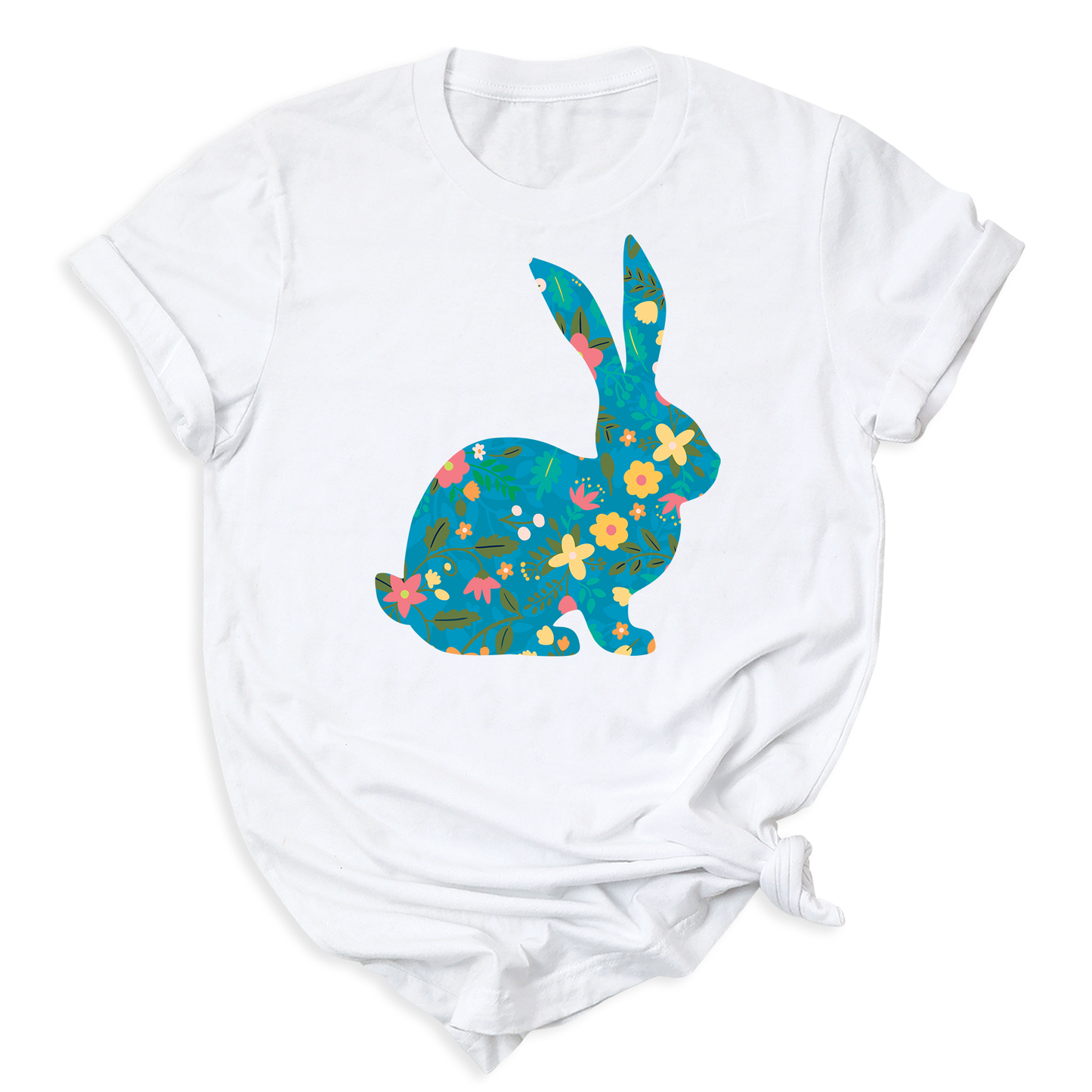 Floral Cute Rabbit Shirt