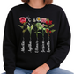 Personalized Birth Flower Mom Sweatshirt – Custom Mama Garden