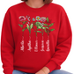 Personalized Birth Flower Mom Sweatshirt – Custom Mama Garden