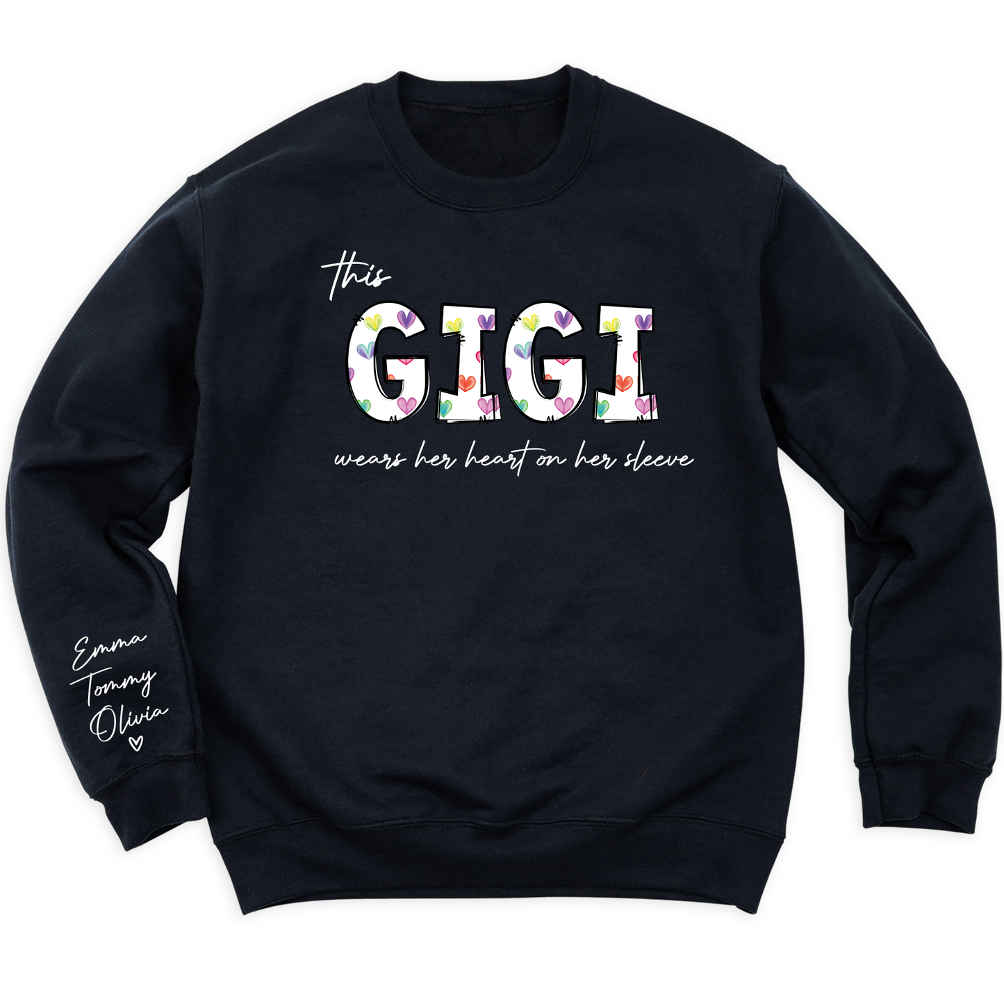 This Gigi Wears On Heart On Her Sleeve T-Shirt
