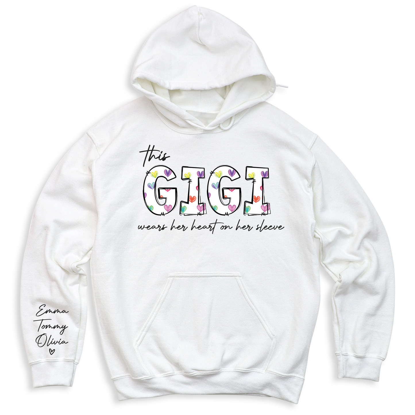 This Gigi Wears On Heart On Her Sleeve T-Shirt